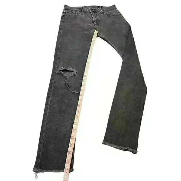 AG Adriano Goldschmied The Farrah High-Rise Skinny Black Dark Wash Jeans - Picture 1 of 9